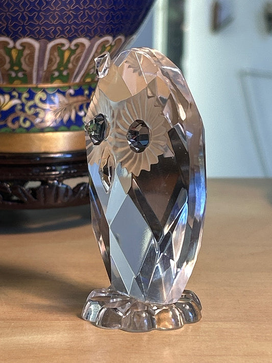 Figurine Hibou / Chouette En Cristal