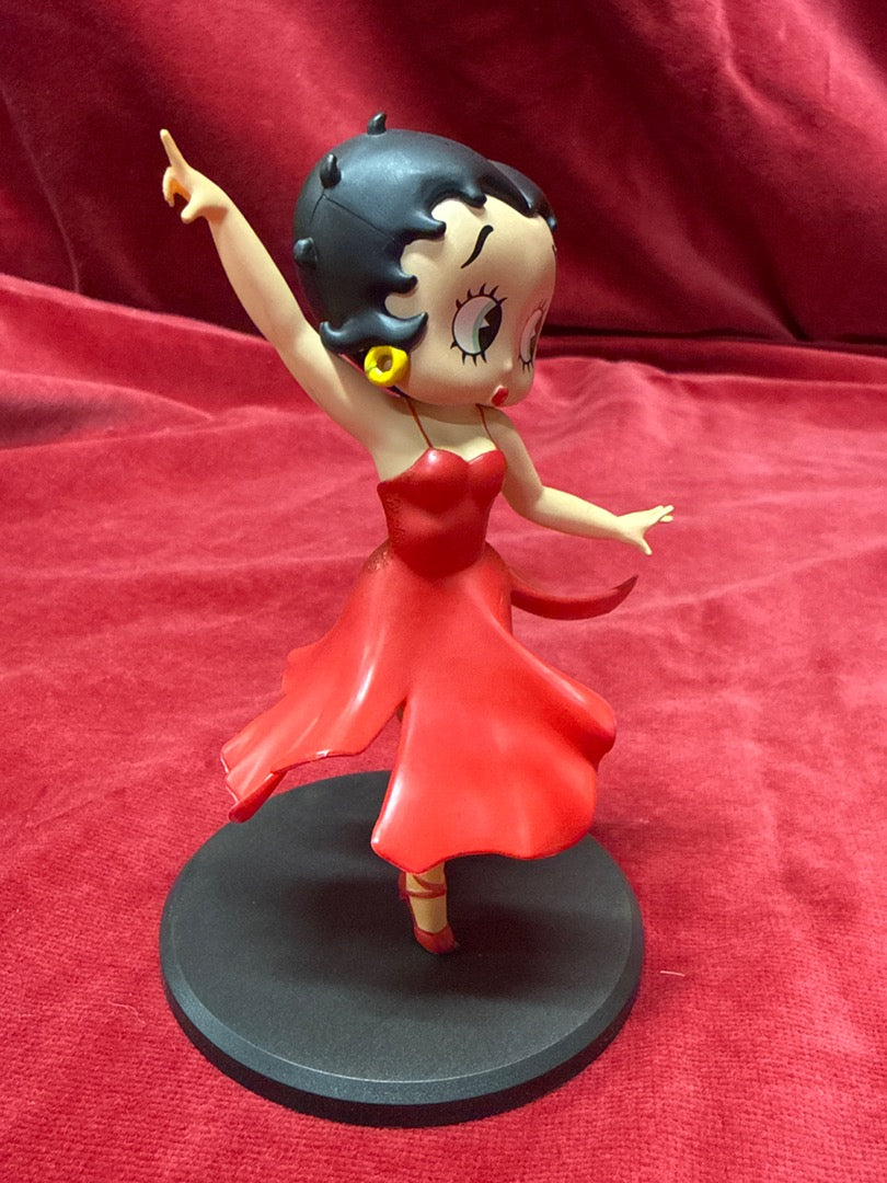 Figurine Betty Boop robe rouge Fleischer Studios
