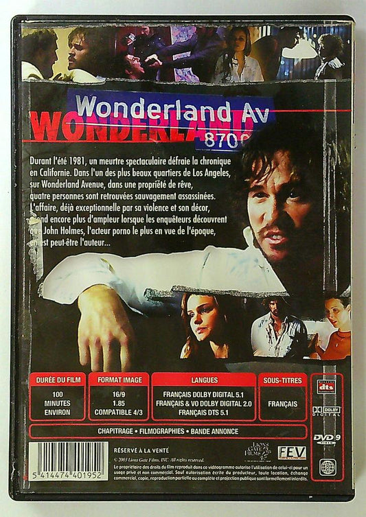 Dvd Wonderland film James Cox Val Kilmer Kate Bosworth
