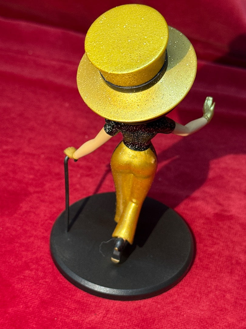 Figurine Betty Boop chapeau haut de forme doré Fleischer Studios