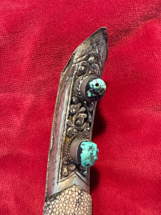 Poignard – Artisanal – Collection – Turquoise et argent