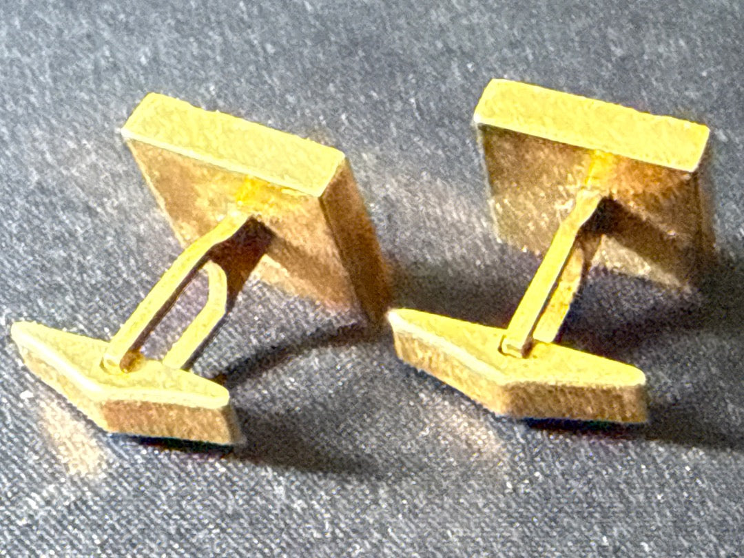 Boutons de manchette – Murat – Accessoire – Doré vintage - Plaqué Or