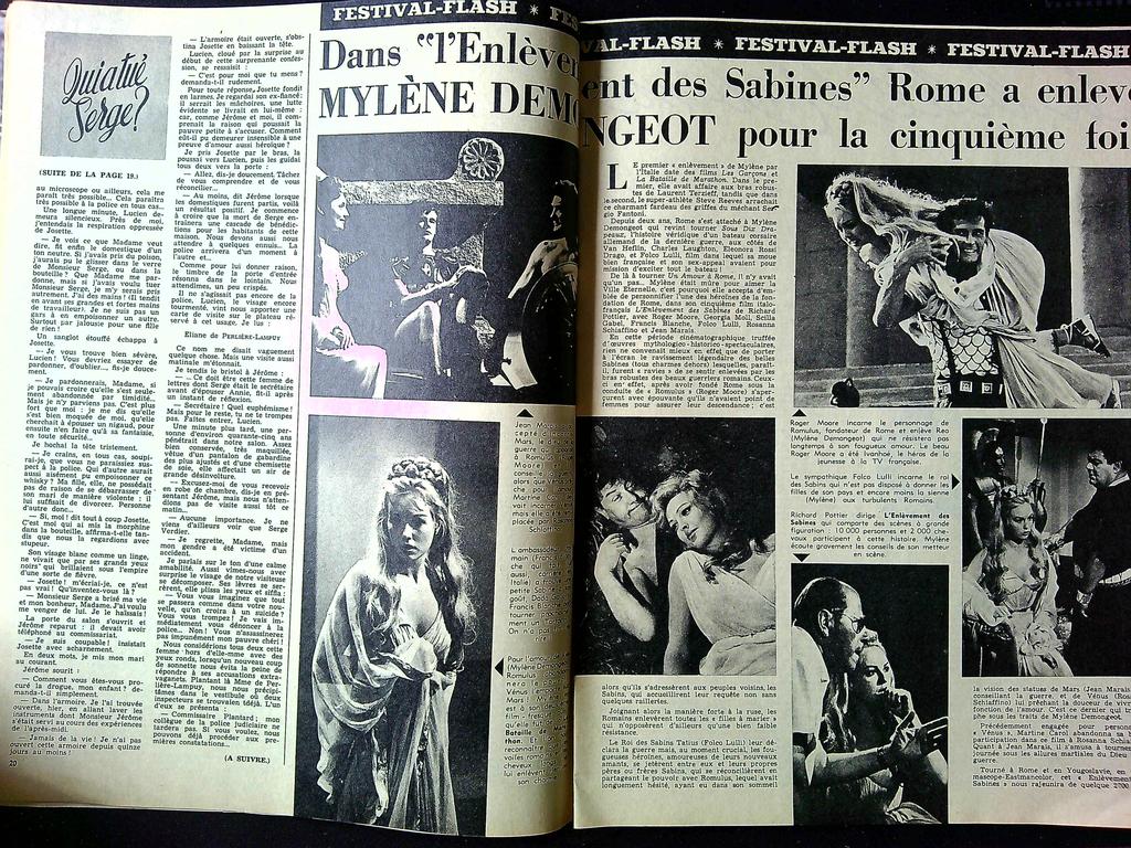 Magazine Festival – N° 639 – Cinéma – Édition 1962