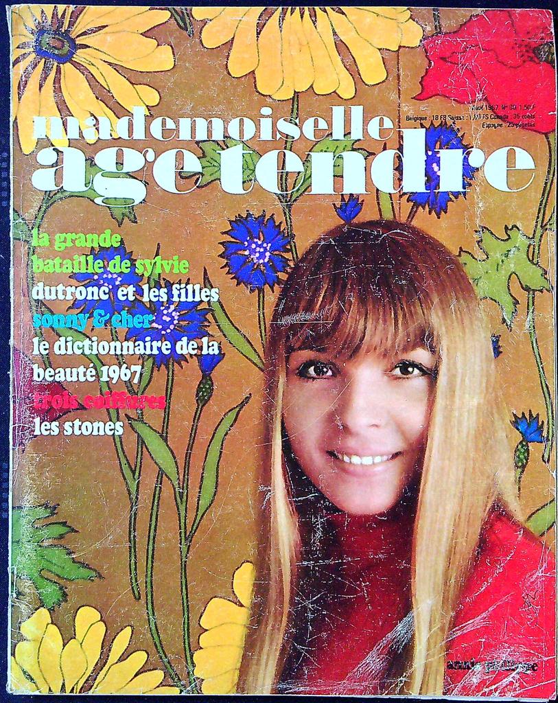 Magazine – Mademoiselle Âge Tendre Avril 1967 – Presse – Vintage