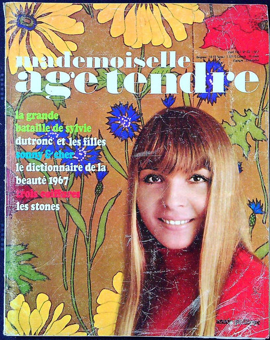 Magazine – Mademoiselle Âge Tendre Avril 1967 – Presse – Vintage