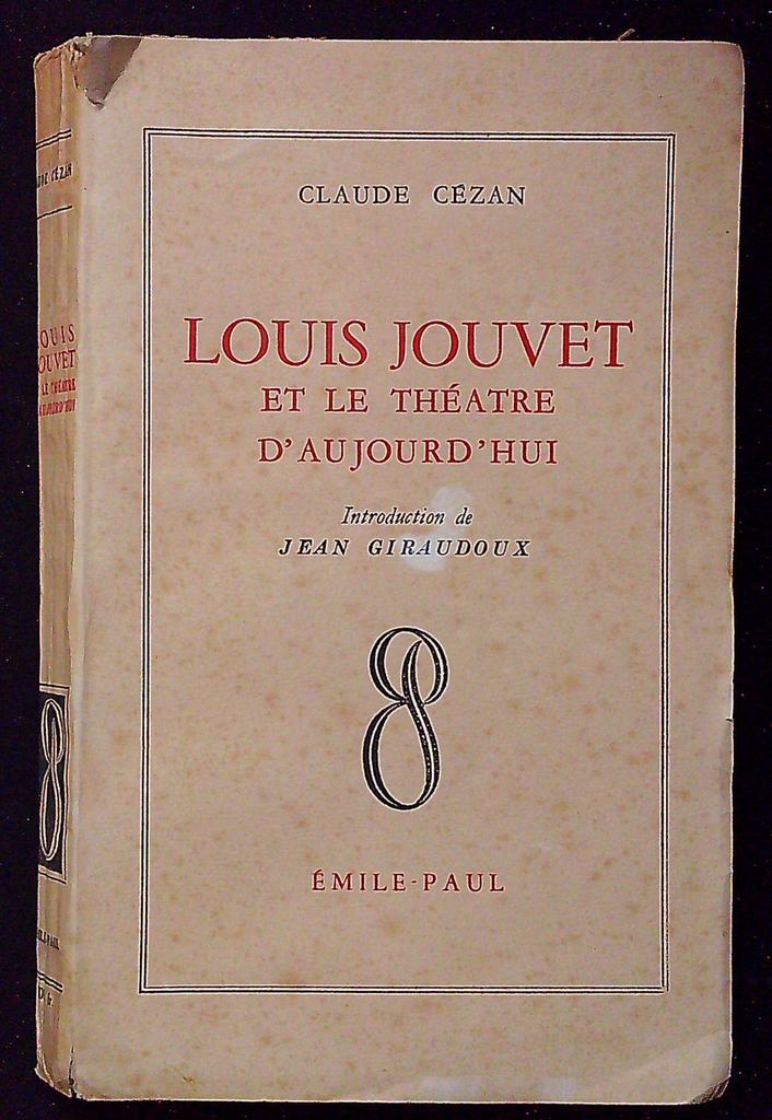 Livre – Louis Jouvet Claude Cézan – Théâtre – Édition 1948