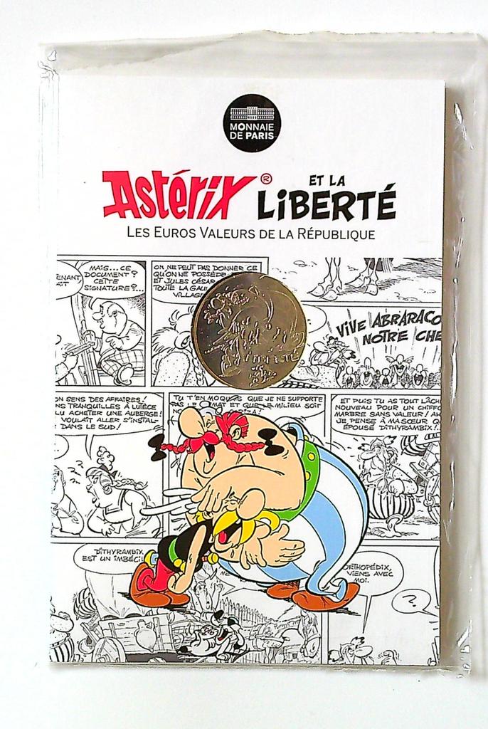 pièce 10€ Argent Astérix la Liberté Monnaie de Paris