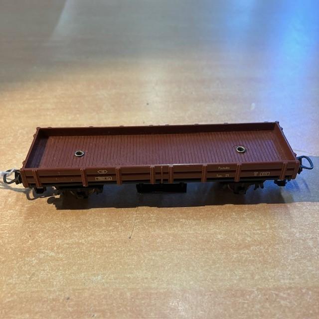 Wagon Plat Marchandises, Marquage Fs Italia, Riv
