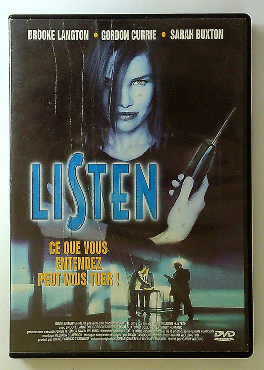 Dvd Listen film thriller Brooke Langton