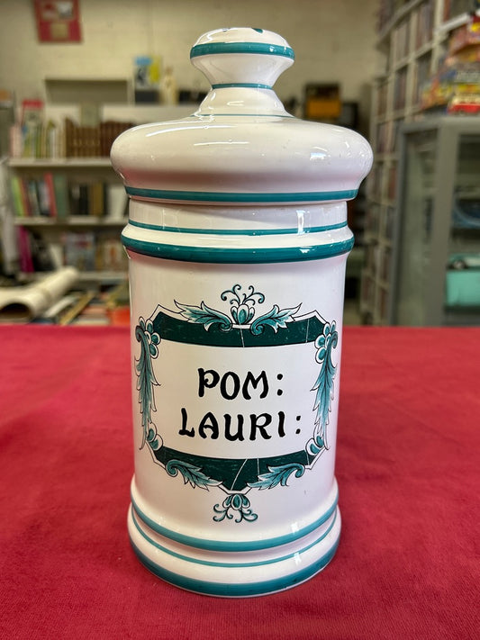 Pot à pharmacie Soloflex – Céramique décor vert
