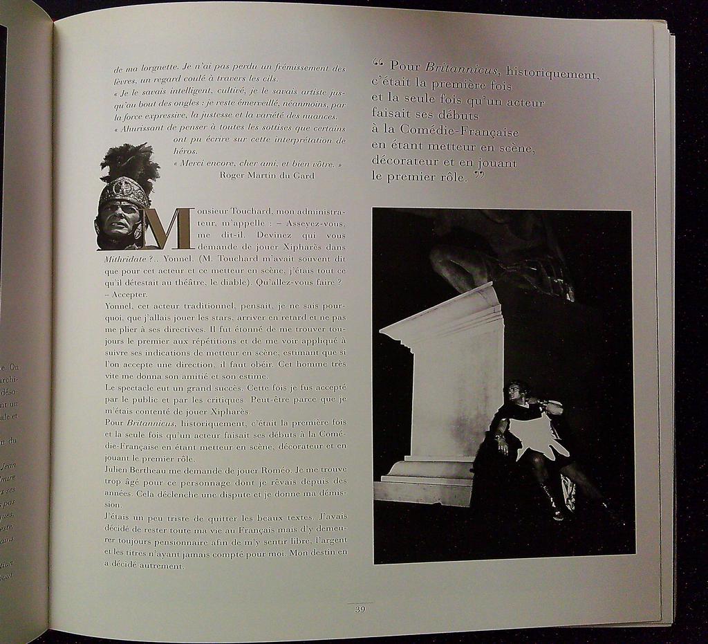 Livre Jean Marais – Mes métamorphoses – Cinéma – Illustré