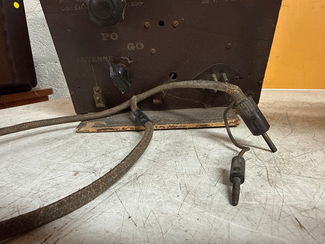 Cadre antenne Tsf – Radio Test – Ornement – Vintage d'époque