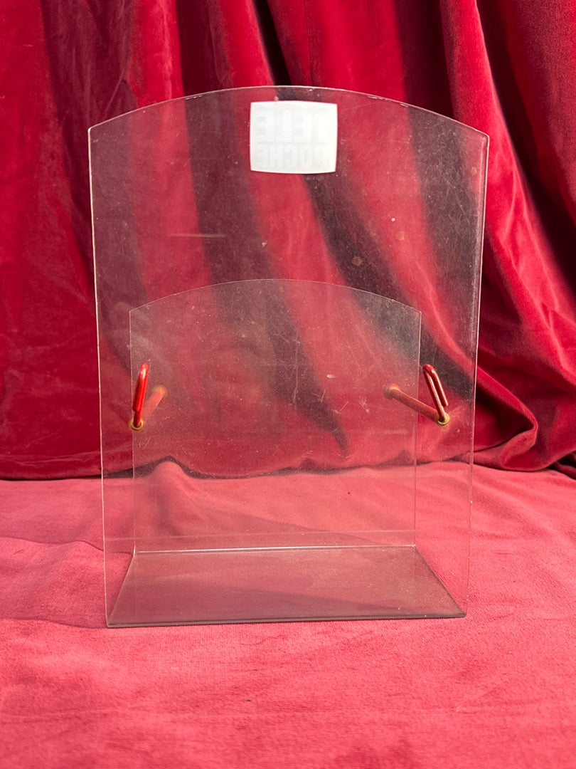 Porte-revues Télé Poche en plexiglas transparent