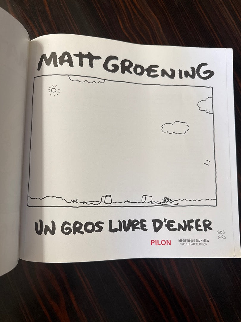 Livre Bd – Matt Groening – Un gros livre d'enfer
