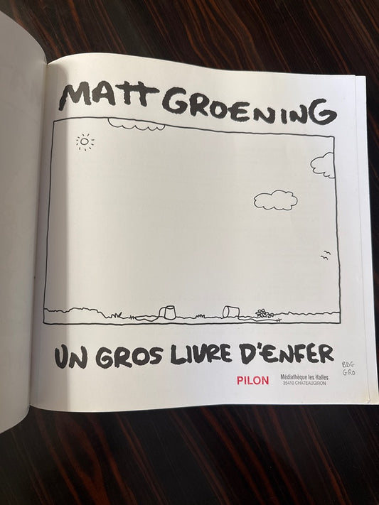 Livre Bd – Matt Groening – Un gros livre d'enfer