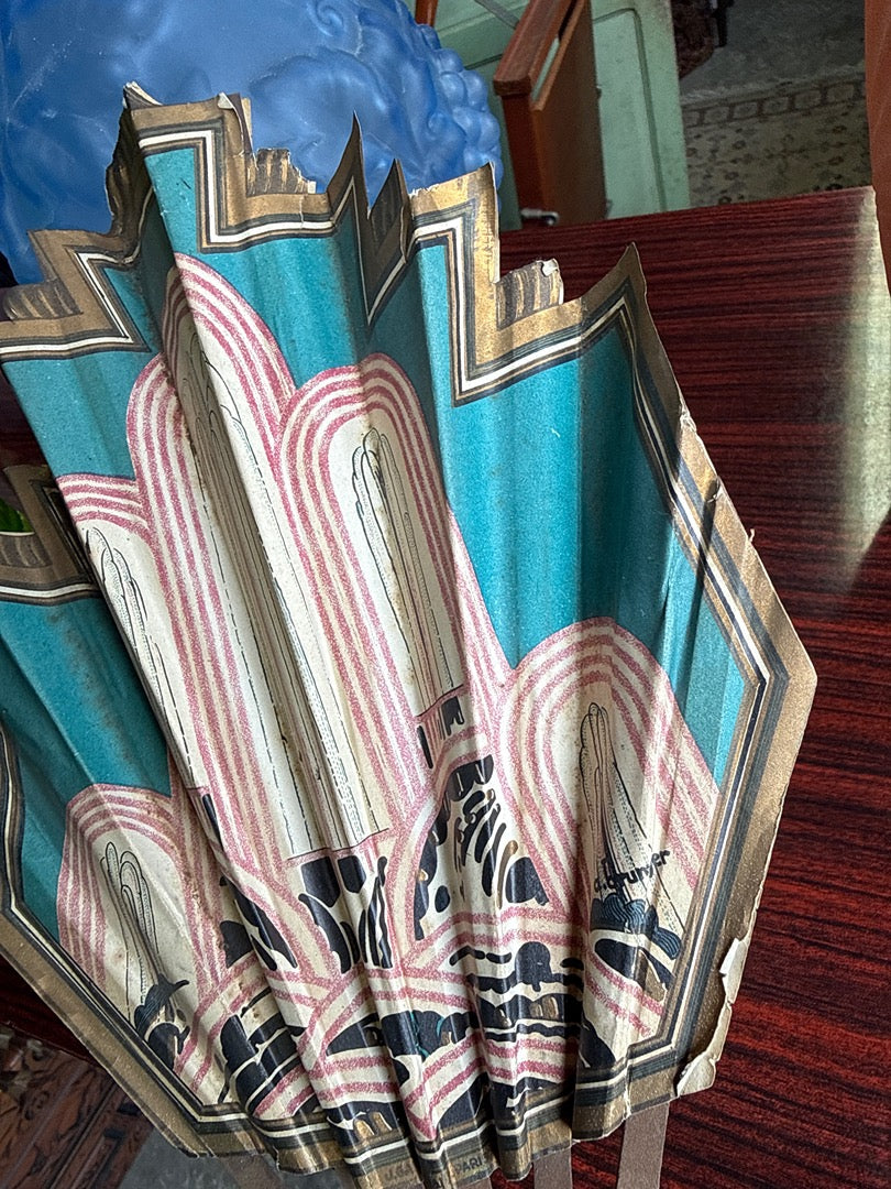 Éventail – Lutetia Paris – Accessoires – Vintage Art Déco