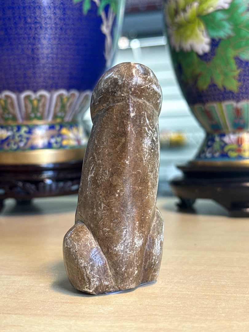 Statuette phallique – Artisanal – Décoration – Pierre sculptée