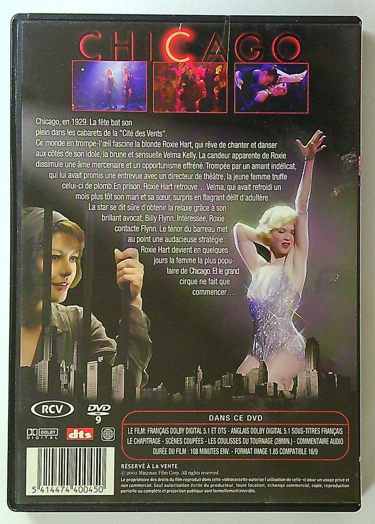 Dvd Chicago Catherine Zeta-jones Richard Gere