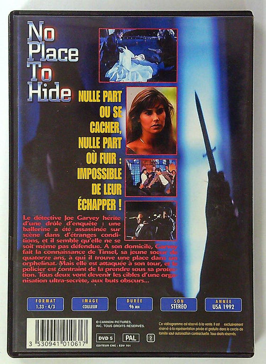 Dvd No Place To Hide Kristofferson Barrymore 1992