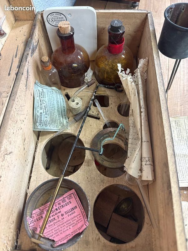 Coffret Acidimètre Dujardin-salleron – Objet de collection – Vintage