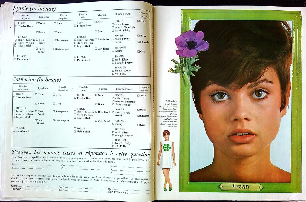 Magazine – Mademoiselle Âge Tendre Avril 1967 – Presse – Vintage