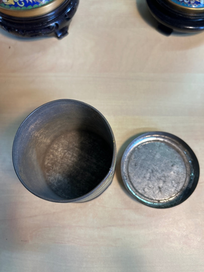 Boîte métal – Valda – Collection – Triple boîte verte