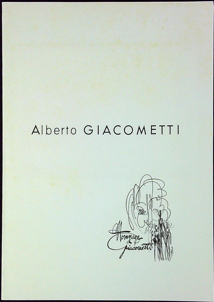 Alberto Giacometti Enveloppe Dépliant Timbre 1er jour Encart Fdc Yvert et Tellier