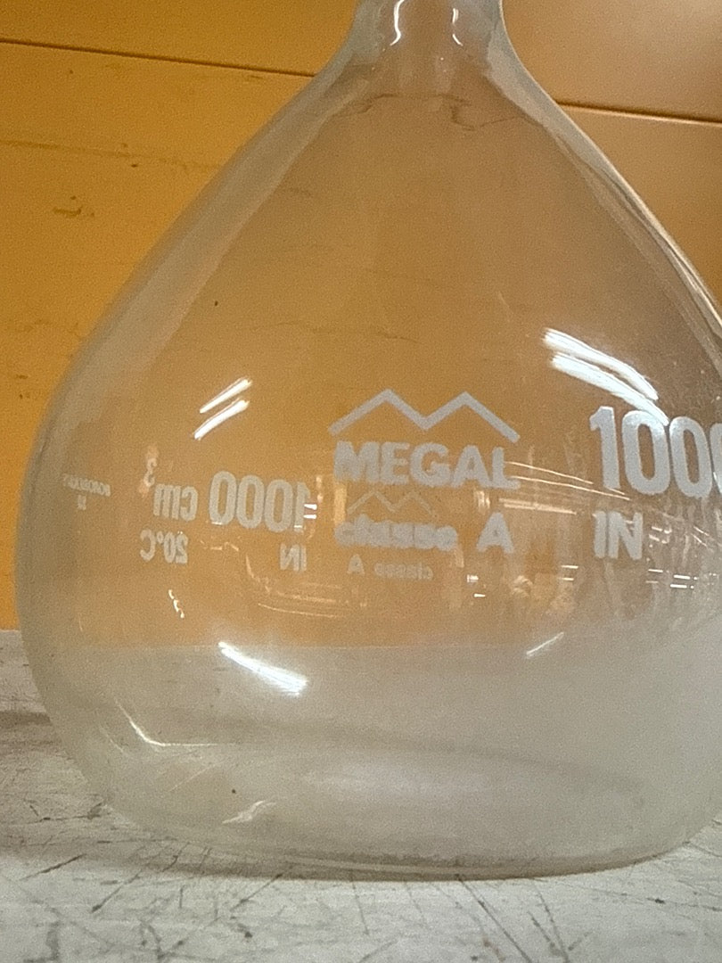 Fiole jaugée – Megal – Ornements – Verre borosilicate 1000ml