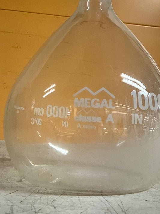 Fiole jaugée – Megal – Ornements – Verre borosilicate 1000ml