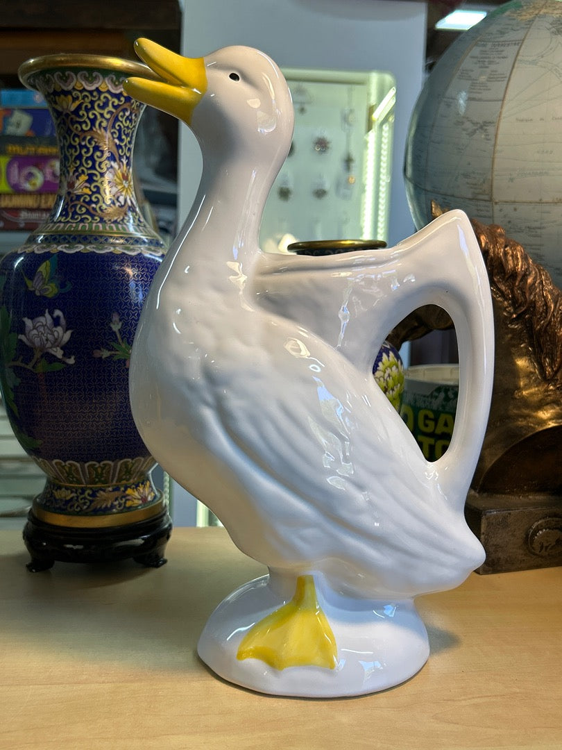 Pichet Barbotine canard céramique