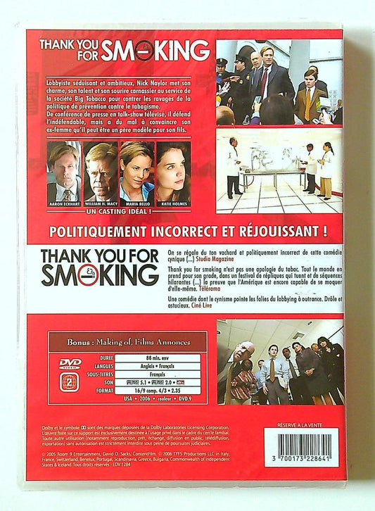 Dvd Thank You For Smoking Jason Reitman