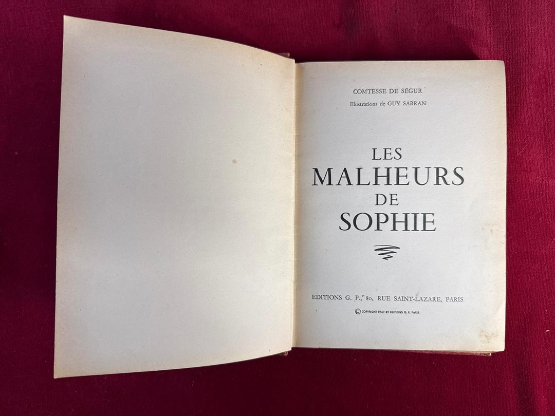 Les Malheurs de Sophie – Comtesse de Ségur, G. P., illustré Guy Sabran