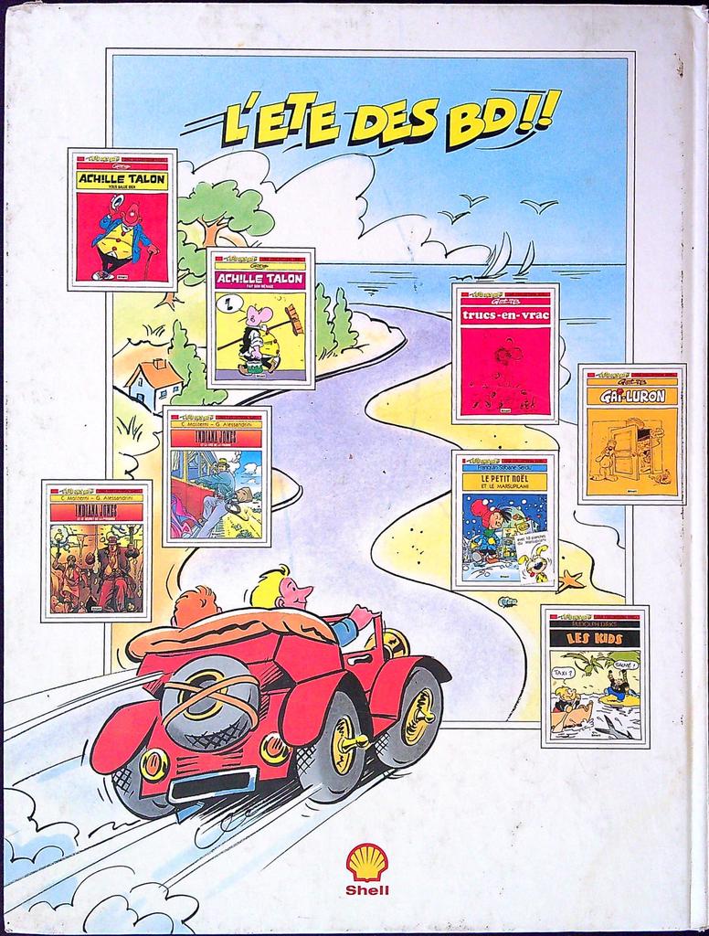 Bd – Gai-luron Gotlib Shell – Livre – Édition promotionnelle vintage