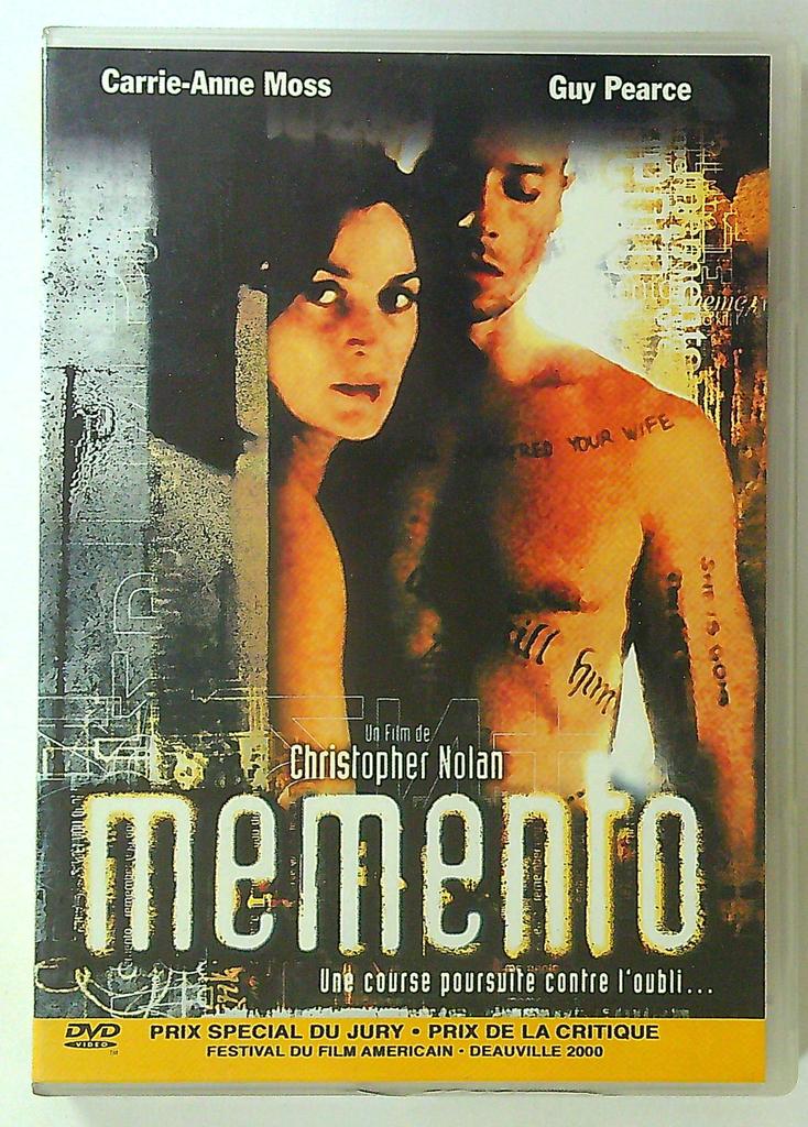 Dvd Memento - Film de Christopher Nolan