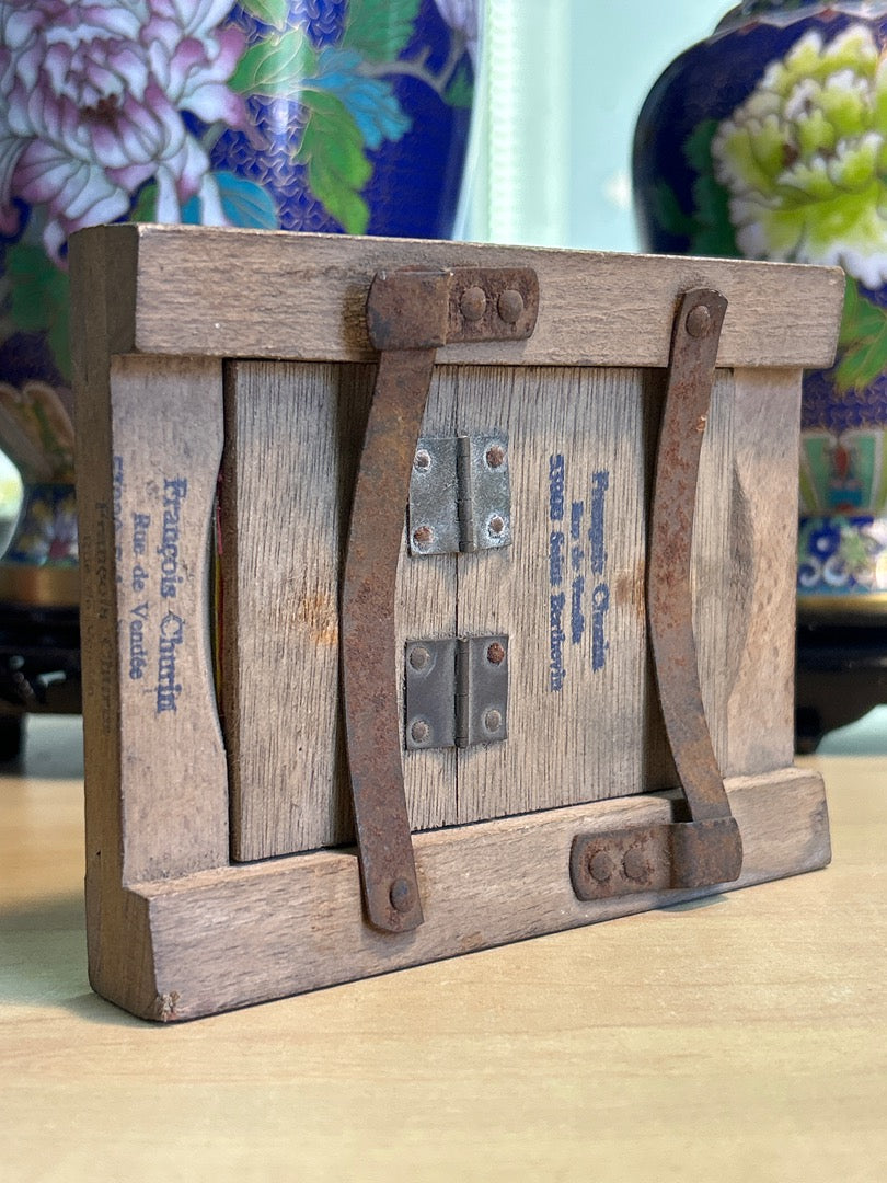 Cadre Châssis Presse Photo - Bois Ancien