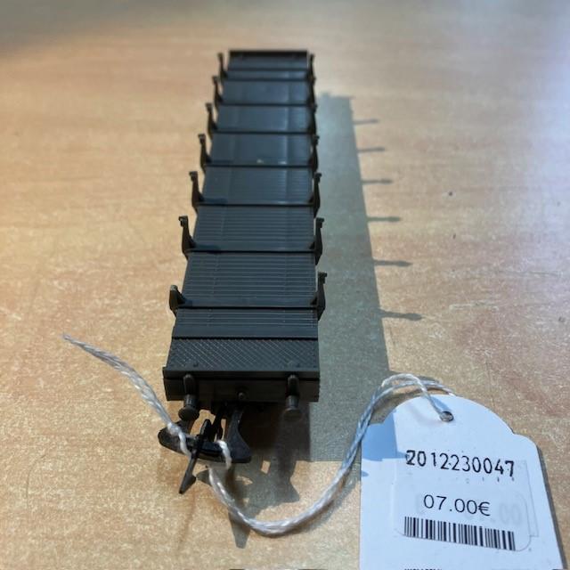 Wagon Plat Jouef Marchandises, Attelage A Croc, Marquage Sncf 4 Rryw 418521