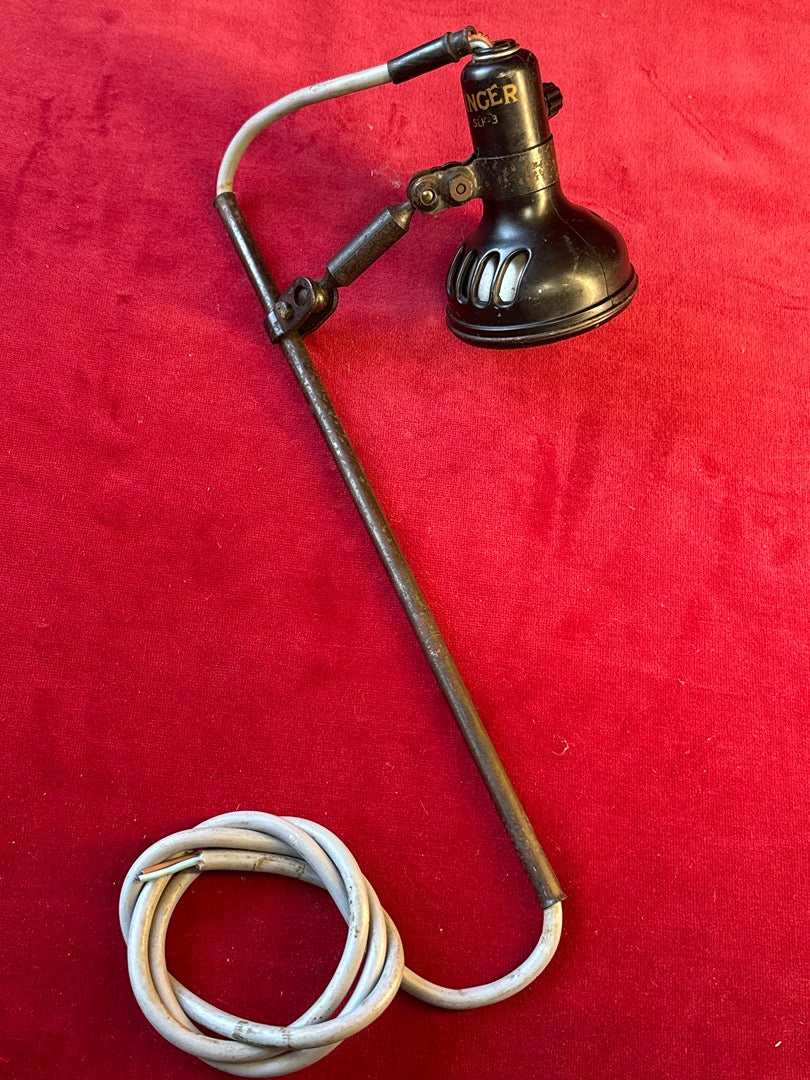 Lampe de machine à coudre Singer Slf-3 vintage