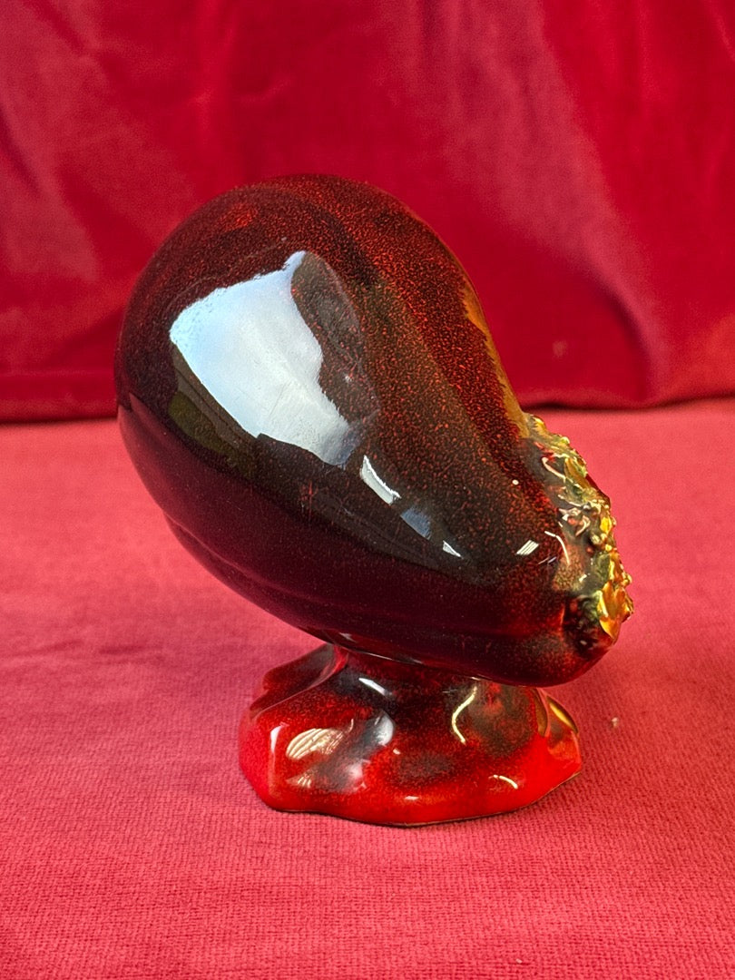 Lampe Coquillage moule en céramique avec phare et mouette Vallauris
