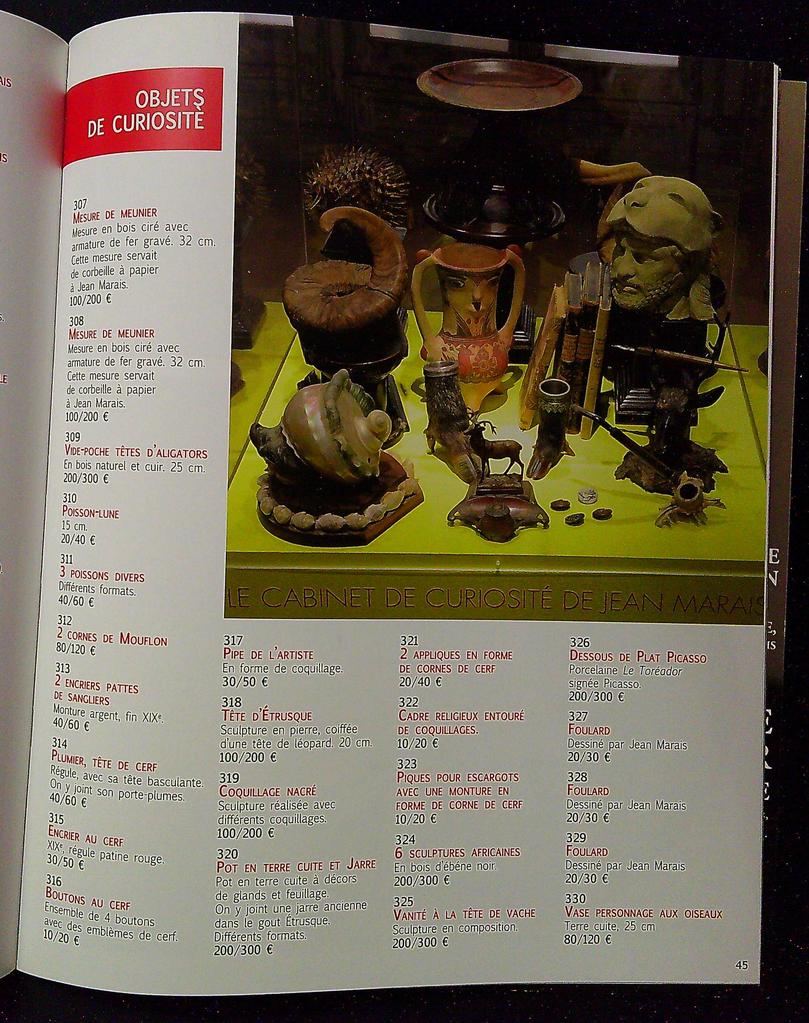 Catalogue – Cocteau Marais – Livre – Arts Talents