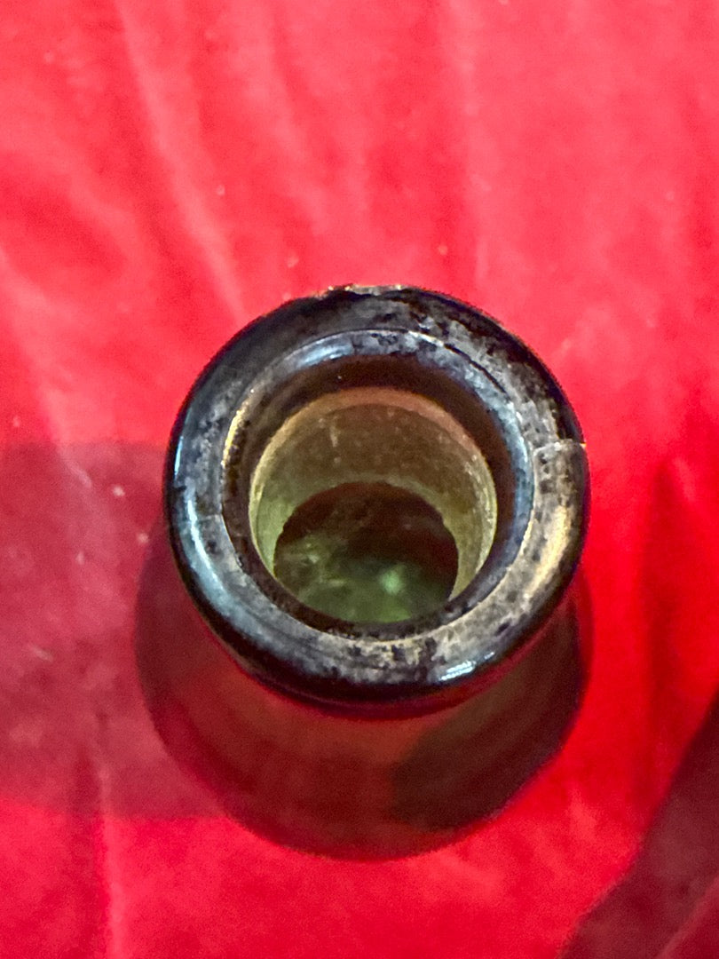 Bouteille – Yves Desormeaux – Décoration – Verre vert