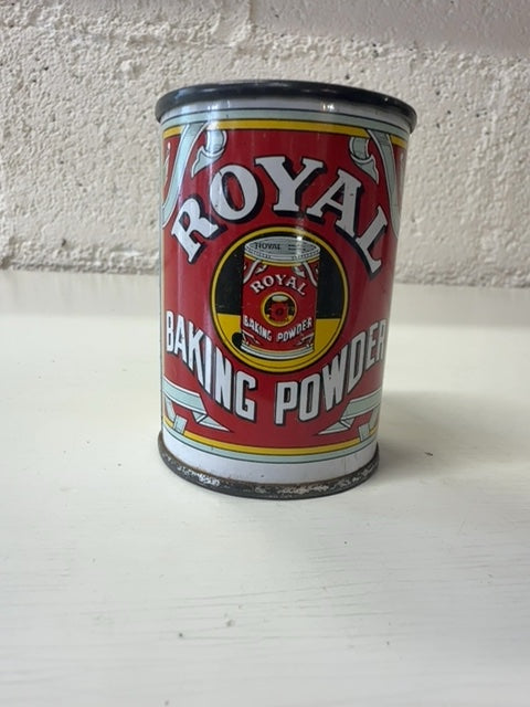 Boite vintage Royal Baking Powder Tirelire Boite en metal