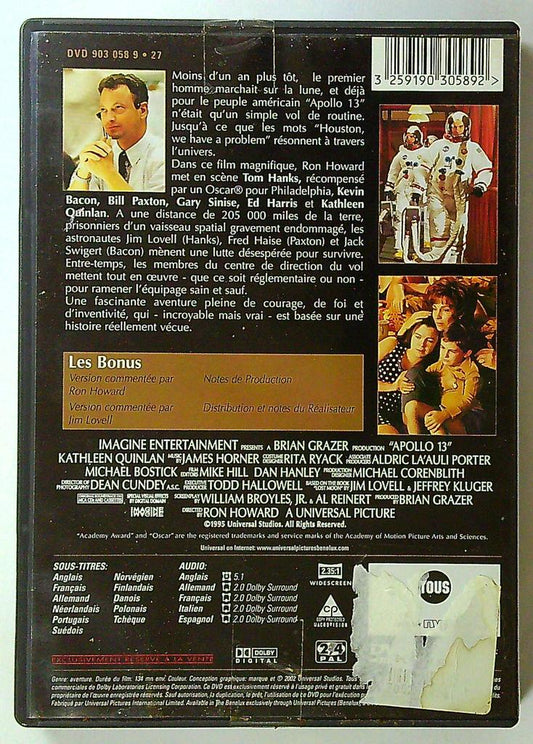Dvd Apollo 13 Tom Hanks Ron Howard Universal