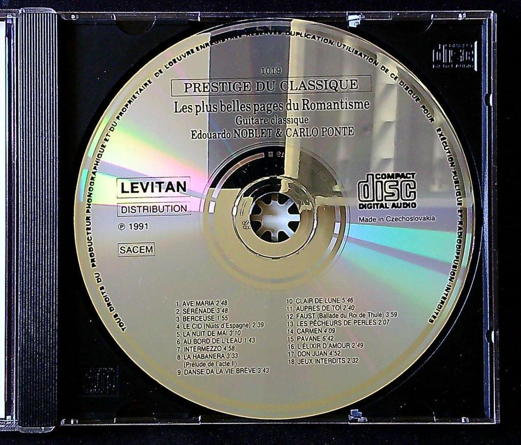 Cd – Noblet & Ponte – Musique Classique – Guitare romantisme