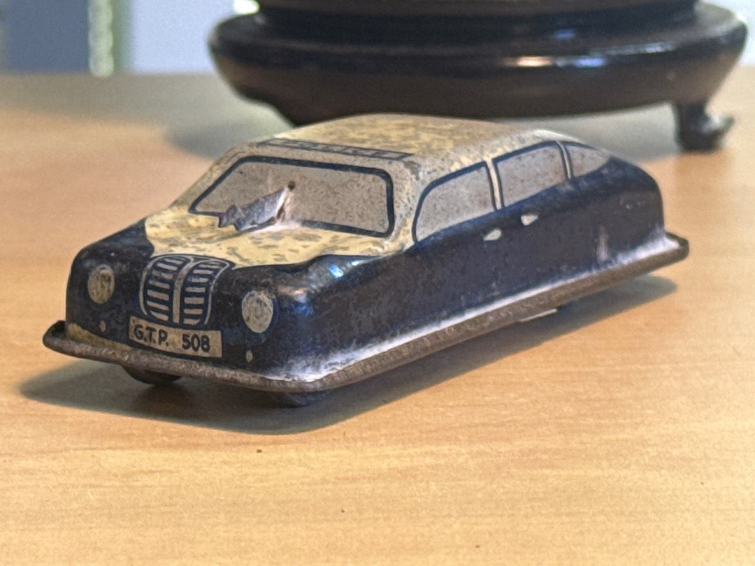 Voiture de police – Gtp 508 – Jouet – Tôle lithographiée vintage