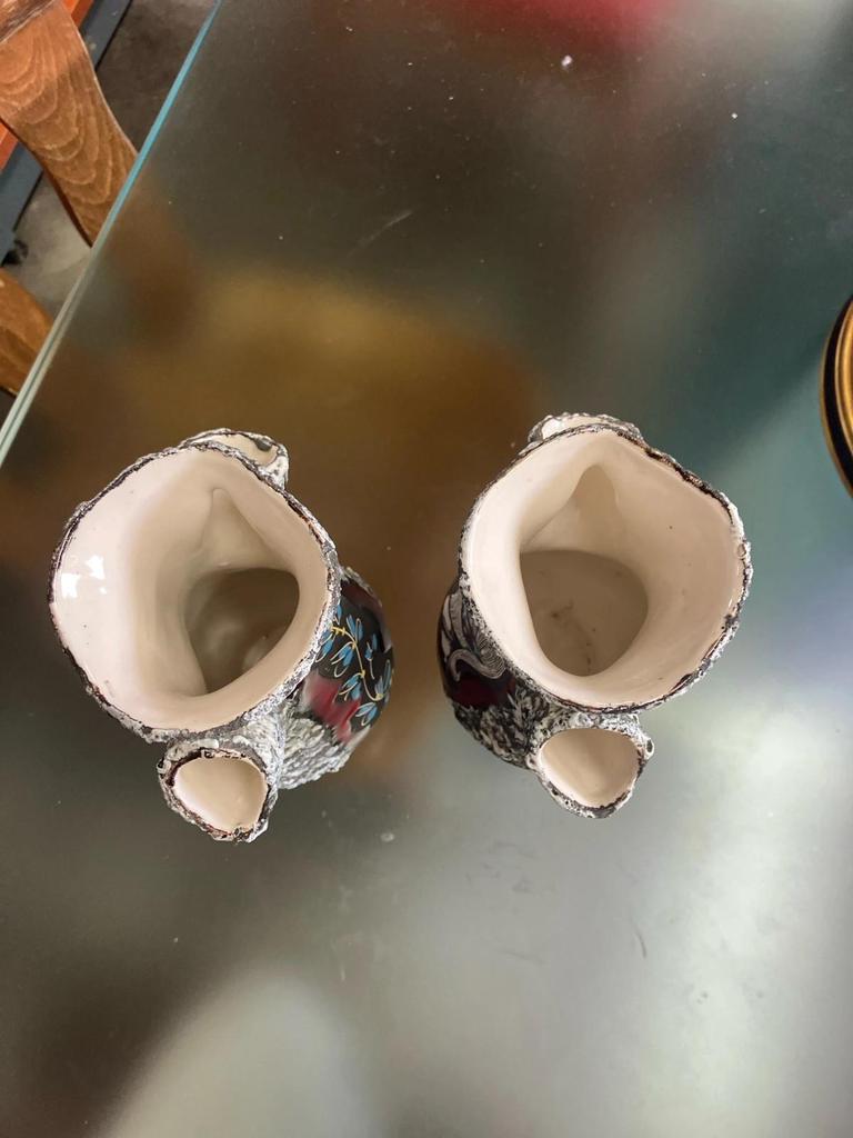 Paire de vases italiens augusto giulianelli 1950