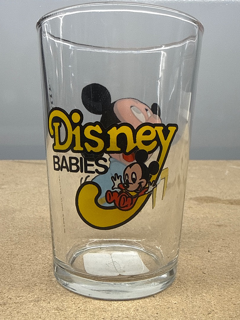 Verre – Maille Disney – Verres – Mickey Babies vintage 1985