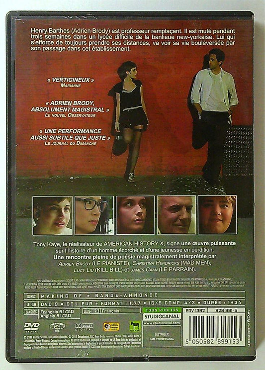 Dvd Detachment adrien Brody Tony Kaye Studiocanal