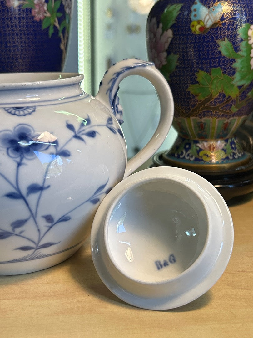 Théière Bing & Grøndahl fleurs