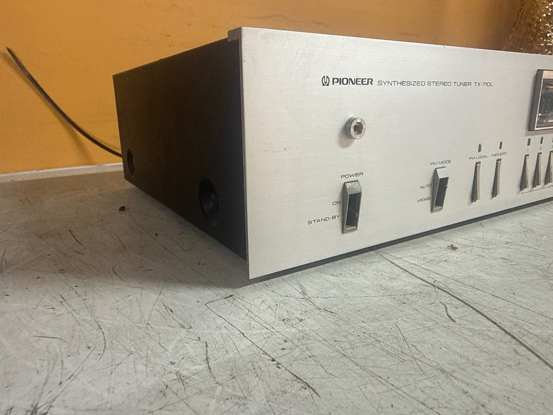 Tuner – Pioneer Tx-710l – Tuner radio – Argenté vintage