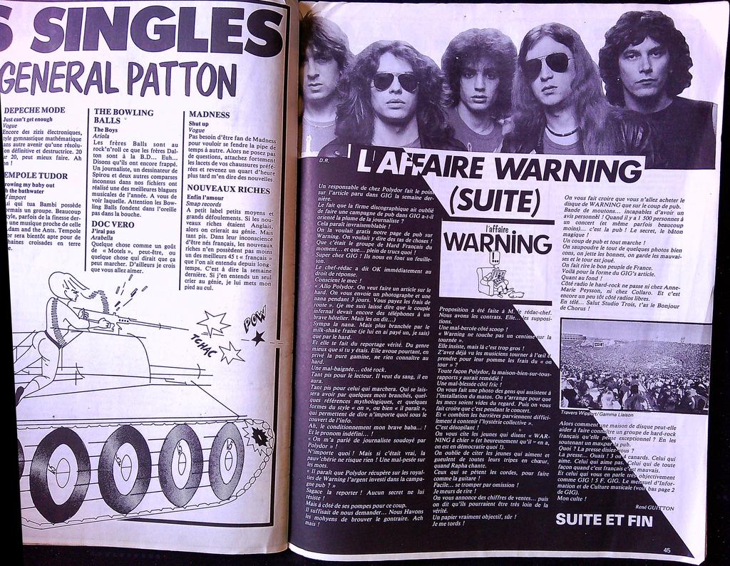 Magazine – Gig N°13 – Musique – Décembre 1981 Madness